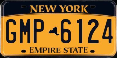 NY license plate GMP6124
