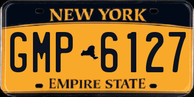NY license plate GMP6127