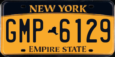 NY license plate GMP6129
