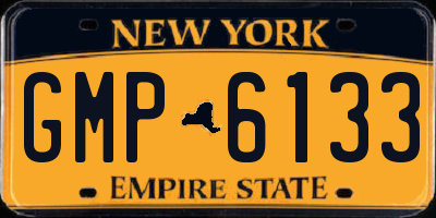 NY license plate GMP6133