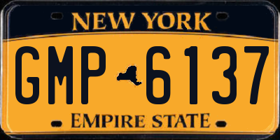 NY license plate GMP6137