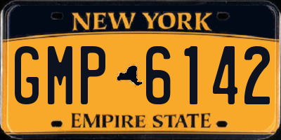 NY license plate GMP6142