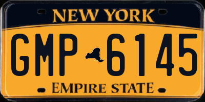 NY license plate GMP6145