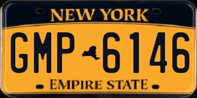 NY license plate GMP6146