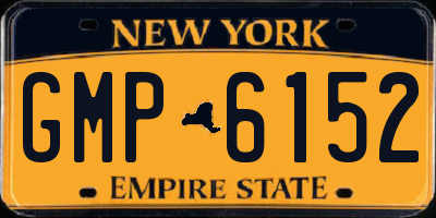 NY license plate GMP6152