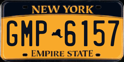 NY license plate GMP6157