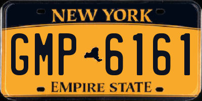 NY license plate GMP6161