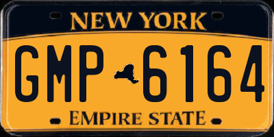 NY license plate GMP6164