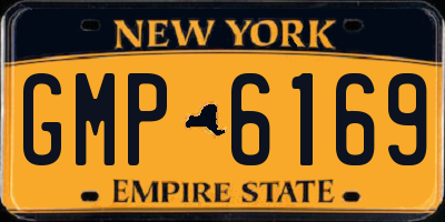 NY license plate GMP6169