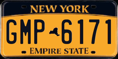 NY license plate GMP6171