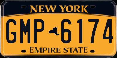 NY license plate GMP6174