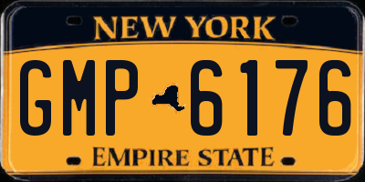 NY license plate GMP6176