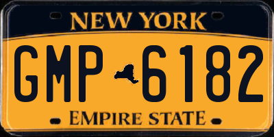 NY license plate GMP6182
