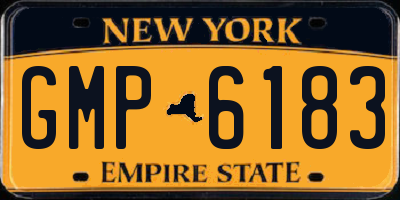 NY license plate GMP6183