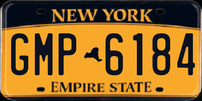 NY license plate GMP6184