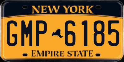 NY license plate GMP6185