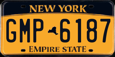 NY license plate GMP6187