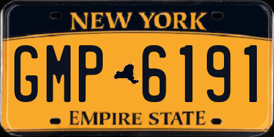 NY license plate GMP6191