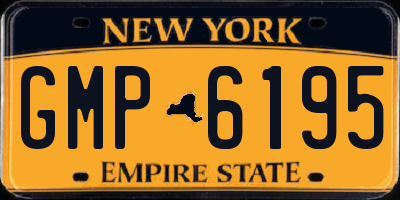 NY license plate GMP6195