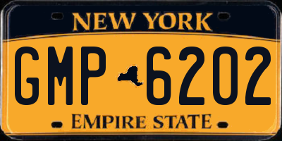 NY license plate GMP6202