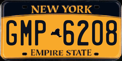 NY license plate GMP6208