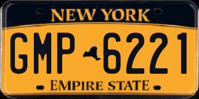 NY license plate GMP6221