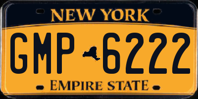NY license plate GMP6222