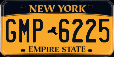 NY license plate GMP6225