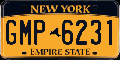 NY license plate GMP6231