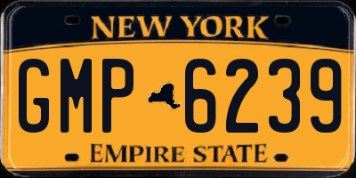 NY license plate GMP6239