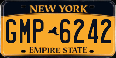 NY license plate GMP6242