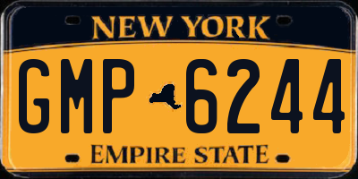 NY license plate GMP6244