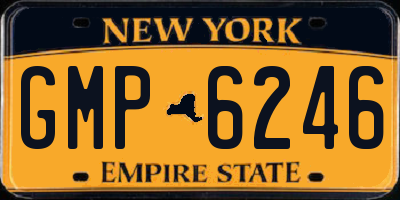 NY license plate GMP6246