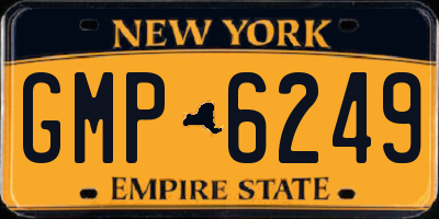 NY license plate GMP6249