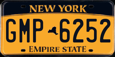 NY license plate GMP6252