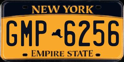 NY license plate GMP6256