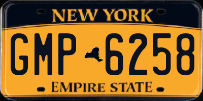 NY license plate GMP6258