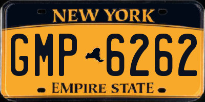 NY license plate GMP6262