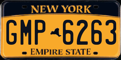 NY license plate GMP6263