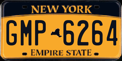 NY license plate GMP6264