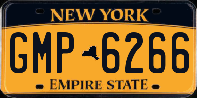 NY license plate GMP6266