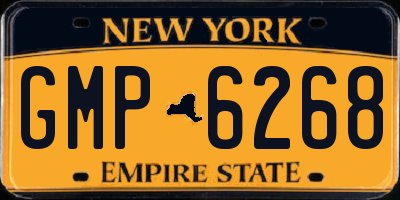 NY license plate GMP6268