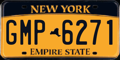 NY license plate GMP6271