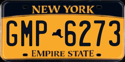 NY license plate GMP6273