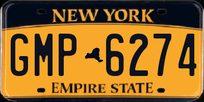NY license plate GMP6274