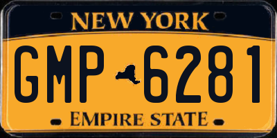 NY license plate GMP6281
