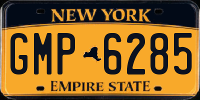 NY license plate GMP6285
