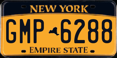 NY license plate GMP6288