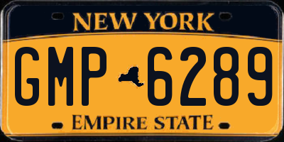 NY license plate GMP6289