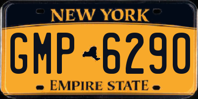 NY license plate GMP6290